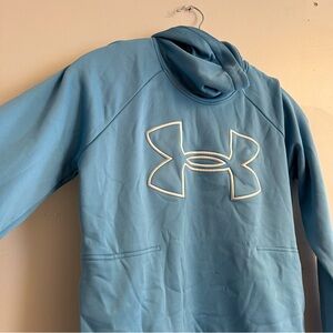 Under Armour Cold Gear Hoodie in Blue. Size S.